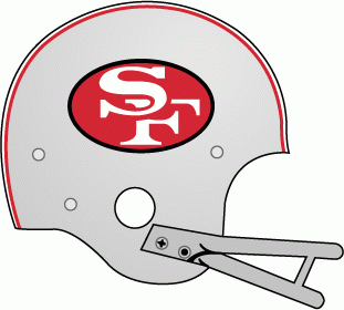 San Francisco 49ers 1962-1963 Helmet Logo cricut iron on